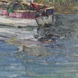 G. MARCHAND (20th century) Oil on canvas "Mediterranean Landscape"