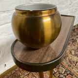 Standing ashtray with shelf from the 60s and 70s