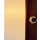 Industrial Brown Bakelite Wall Light with Milk Glass, 1950s