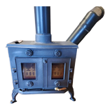 English cast iron stove