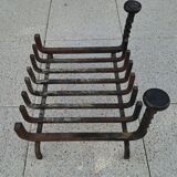 Cast iron log holder