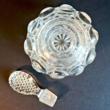 Old perfume bottle in molded