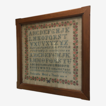 Embroidery framed 1920