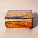 Boîte de vanité imitant l'albâtre de style Régence par Romano Bianchi, Italie, années 1970