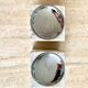 Pair of travertine candlesticks by Fratelli Mannelli, 1970