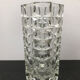 Old vase glass moulded grand vintage model