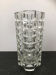Old vase glass moulded grand vintage model