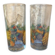 2 vintage glasses