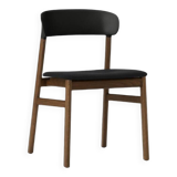 Normann Copenhagen Herit Chair Ulpholstery Smoked Oak Black