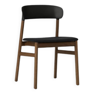Normann Copenhagen Herit Chair Ulpholstery Smoked Oak Black