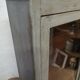 Wall showcase louis philippe xixe cabinet curiosity patina shabby gustavien