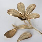Cendrier fleur en laiton