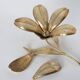 Brass flower ashtray