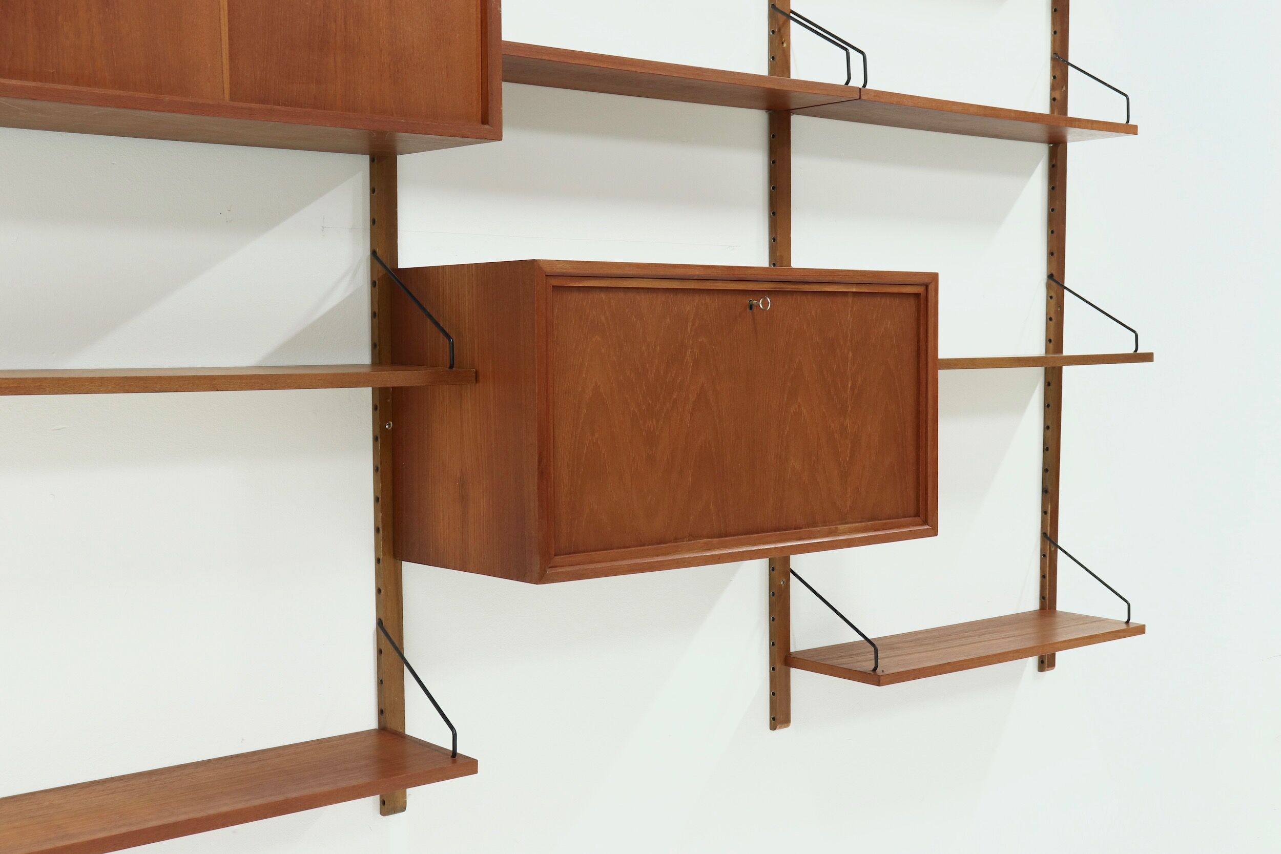Royal System teak wall unit by Poul Cadovius for Cado Denmark, 1960's