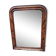 Antique Louis Philippe Mirror with Faux Macassar Frame
