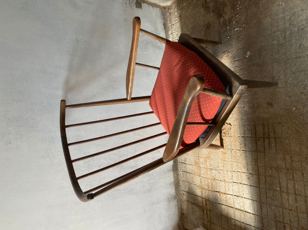 Fauteuil baumann éventail vintage