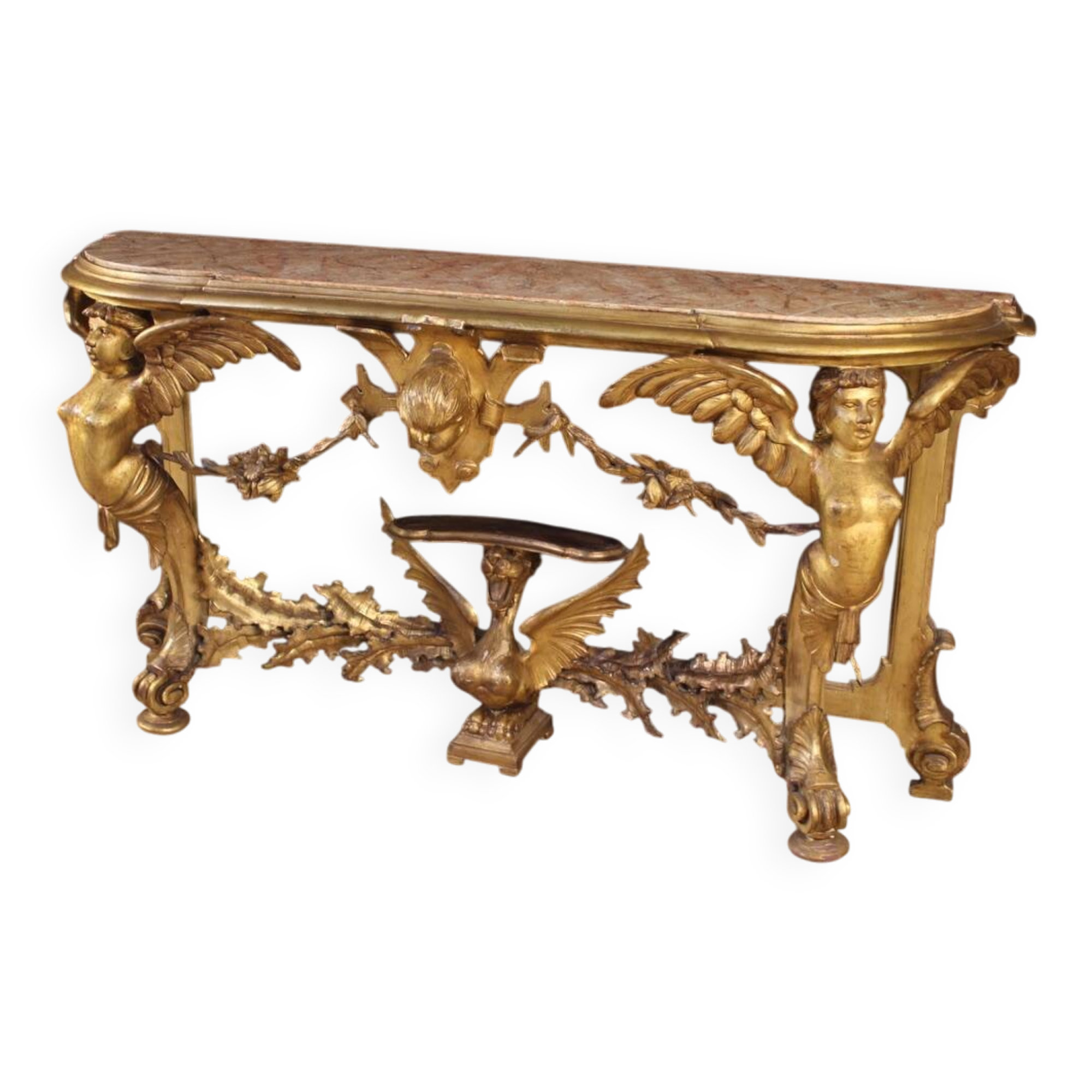 20th century gilded Italian console