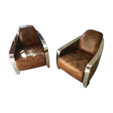 Art deco armchairs