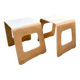 2 stools by Lisa Norinder for IKEA, 1990s