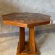 Table d'appoint marquetée