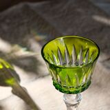 6 verres Baccarat Modèle Piccadilly en cristal doublé de couleurs