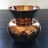 Coppery gold vase