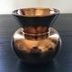 Coppery gold vase