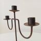 Vintage brutalist chandelier in wrought iron