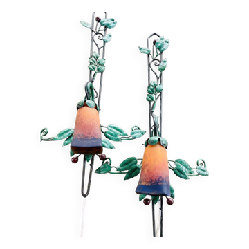 Pair of Muller brothers wall lights