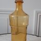 Carafe en verre ambré années 70