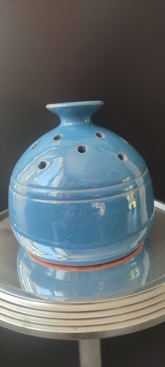 Handcrafted flower vase Pottery La Draille (Anduze)