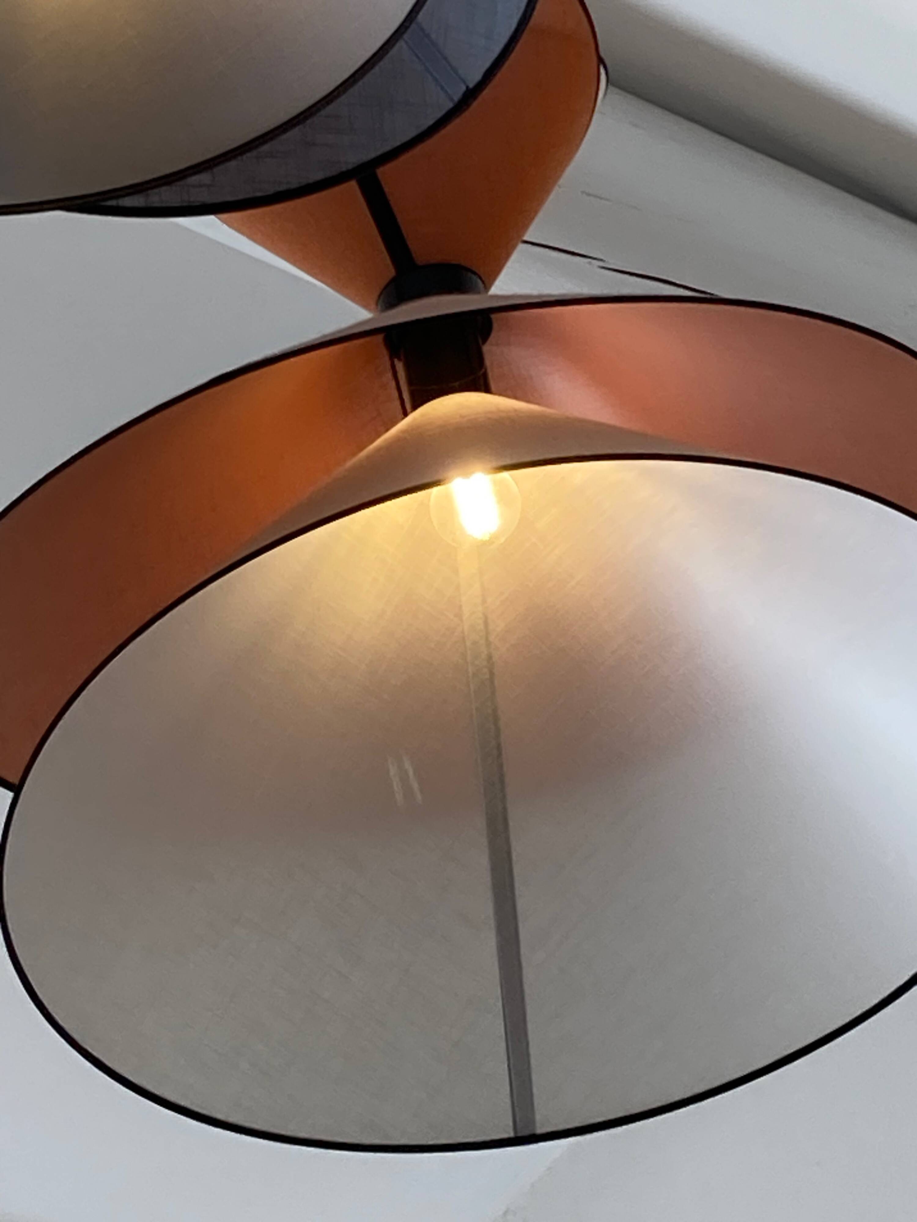 Suspension kimono - 5 lampshades