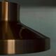 Vintage suspended lamp in aluminium from the 60s/70s, dining table lamp.