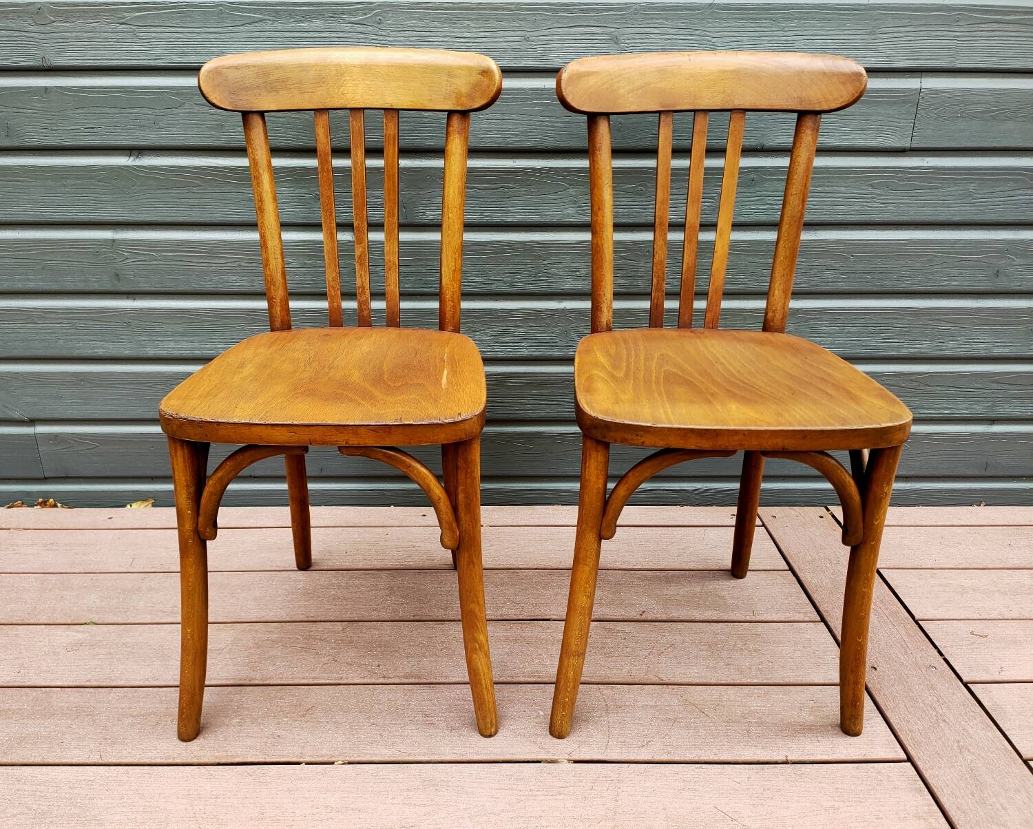 Pair of Luterma bistro chairs