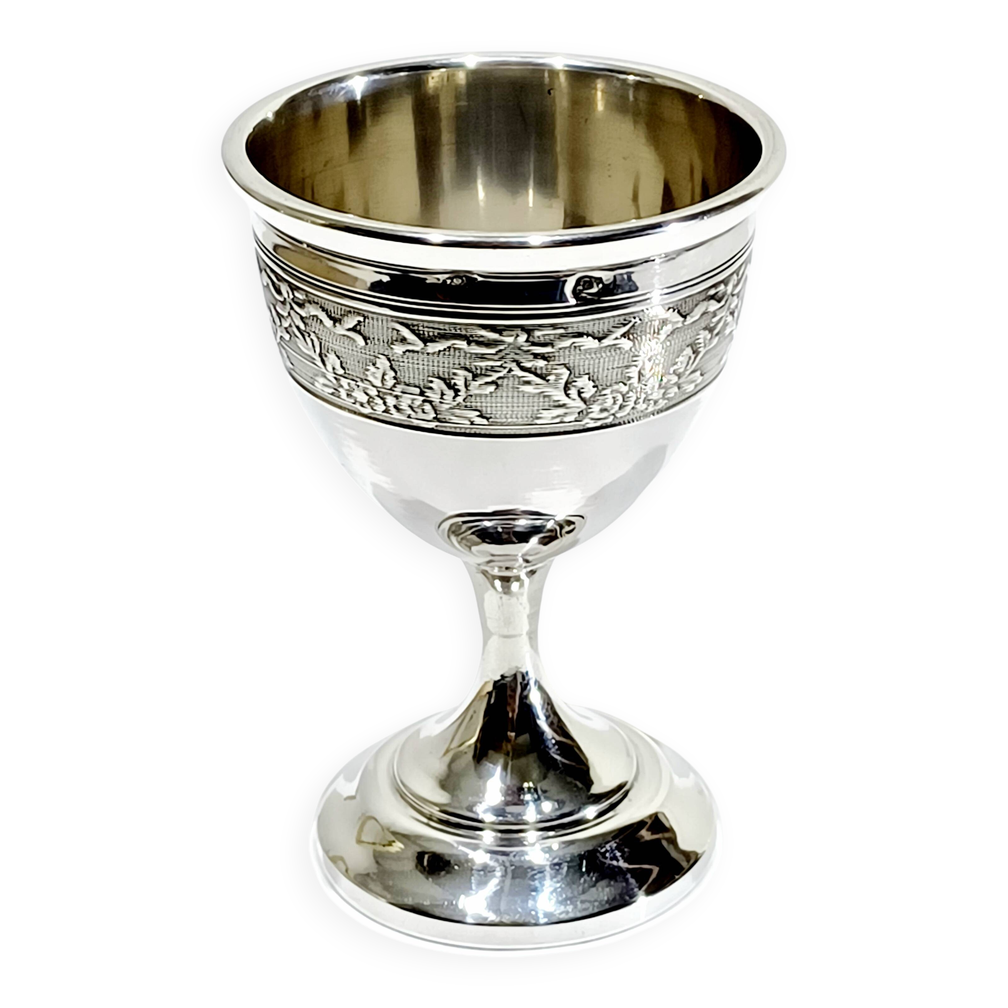 Pierre Bezon - Solid silver egg cup