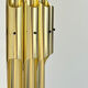 Vintage bent karlby "pan" wall lamp, brass, lyfa denmark 1960
