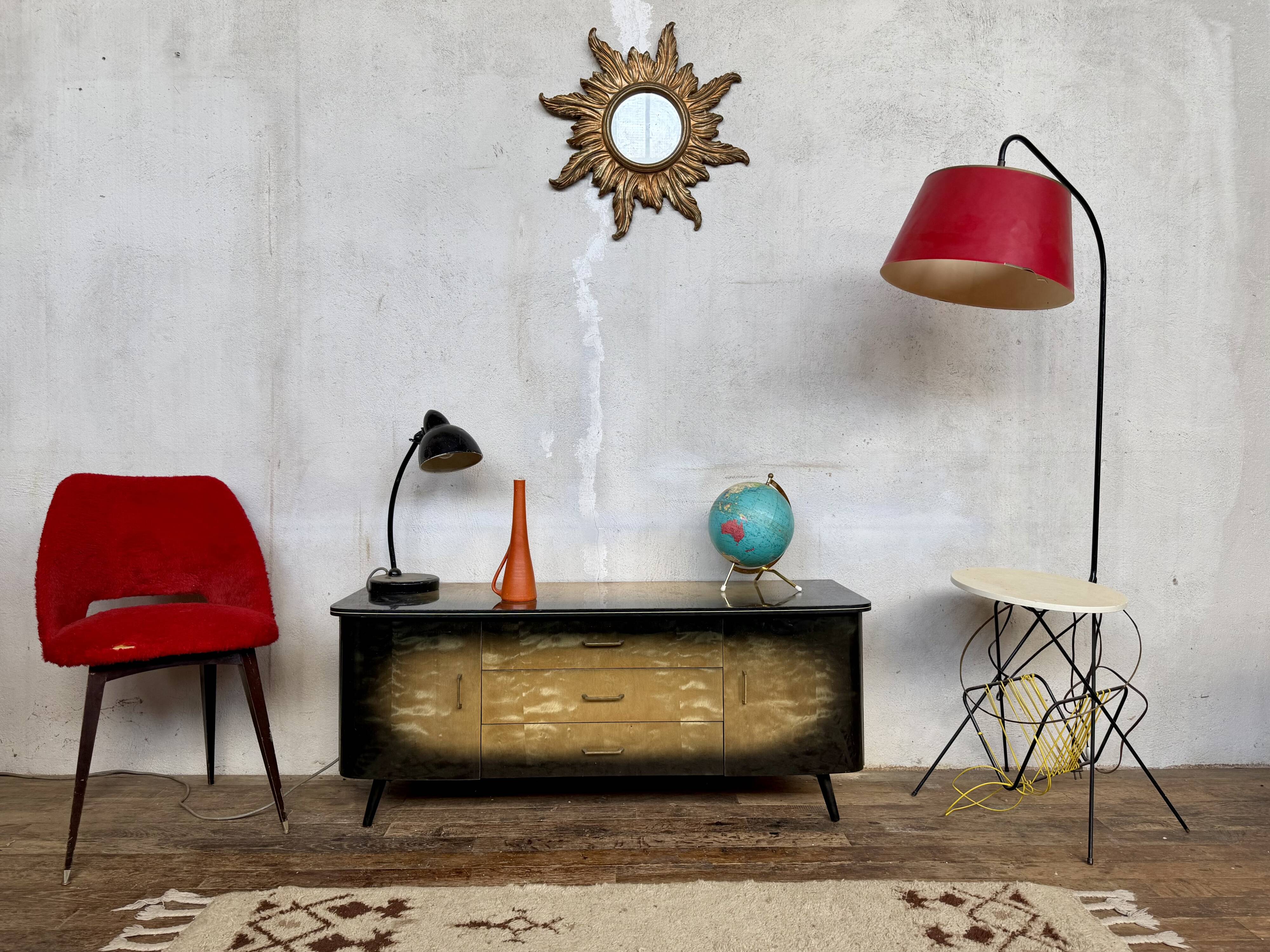 Vintage two-tone sideboard TV unit