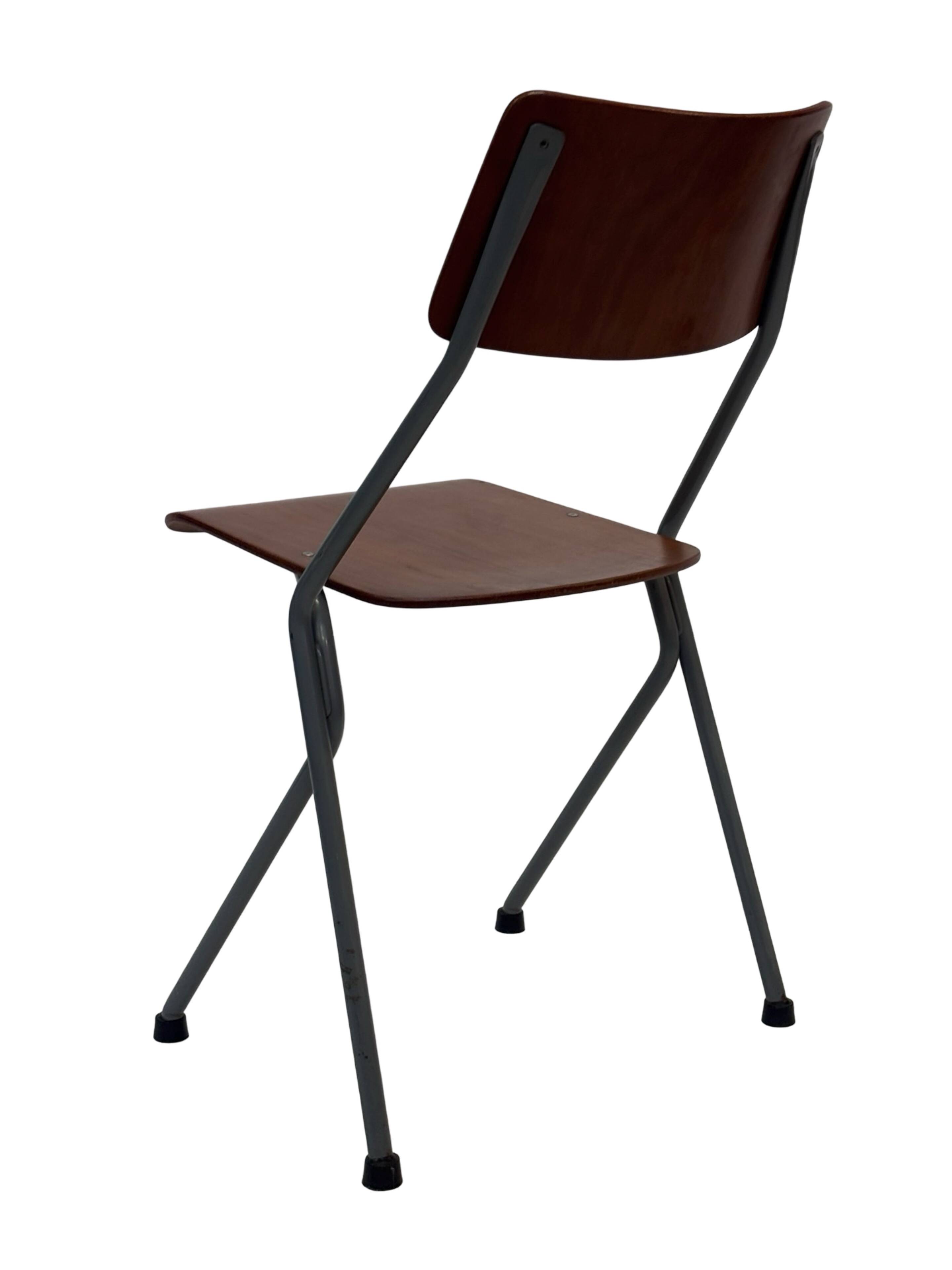 Vintage chair by Ahrend Cirkel 1960s minimalist Dutch design