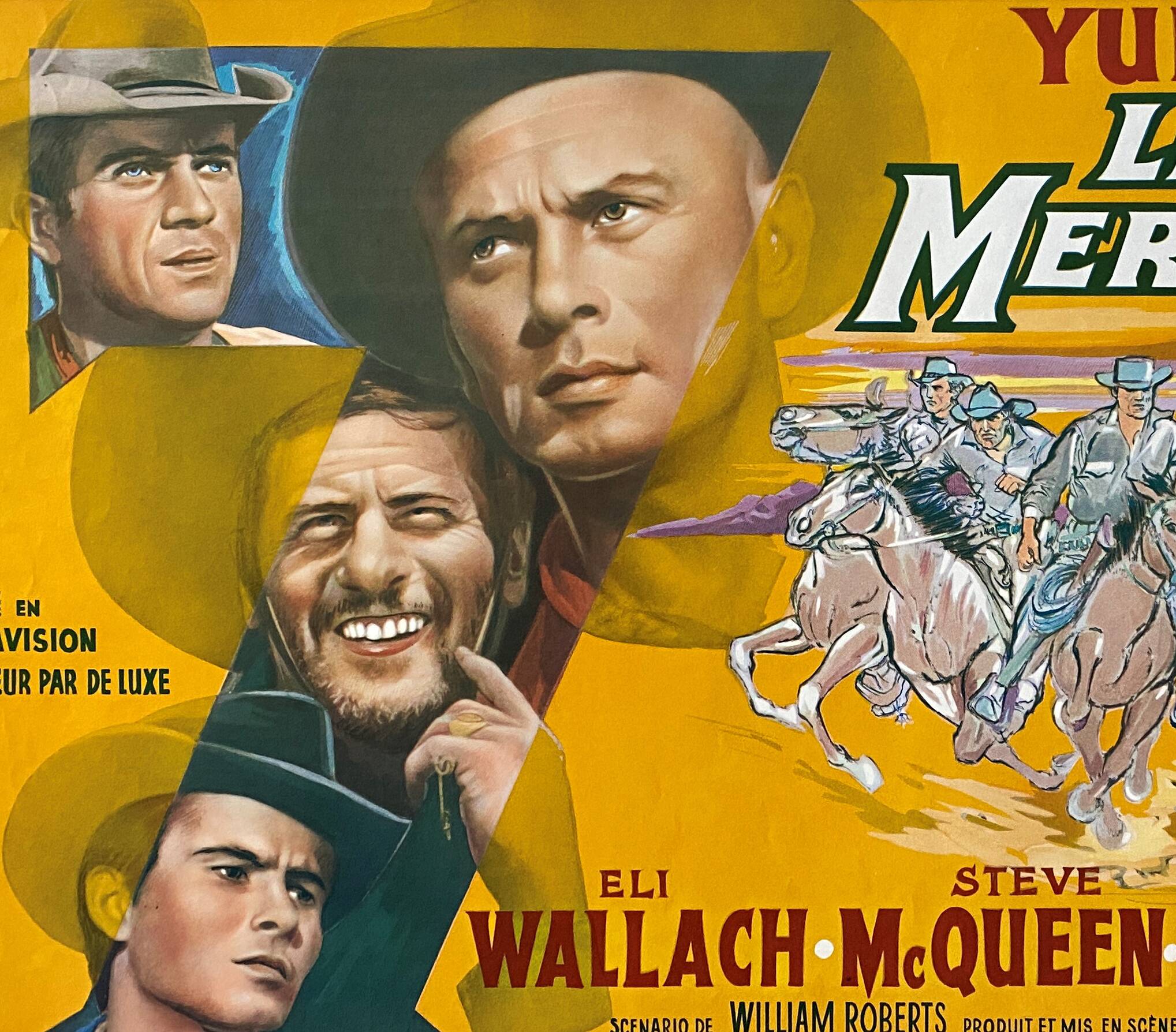 Cinema poster "The Mercenaries" Steve McQueen 36x54cm 1971
