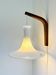 Model 491 Mandarin Wall Light In Milk Glass By Michael Bang For Holmegaard, Denmark 1980S