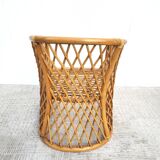 1970s adult rattan armchair