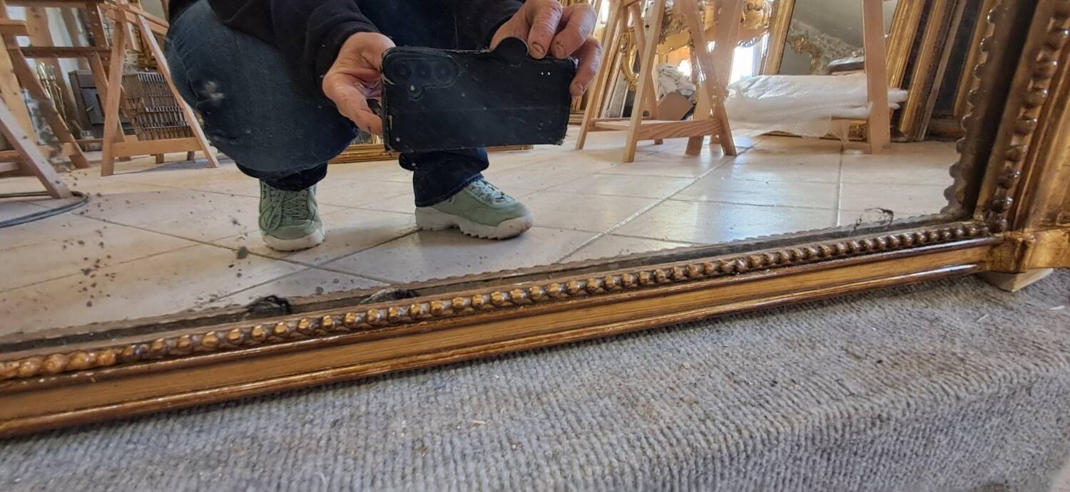 Louis Philippe period mirror 141x100