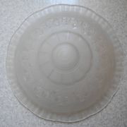 antique Art Deco Maynadier French glass chandelier basin