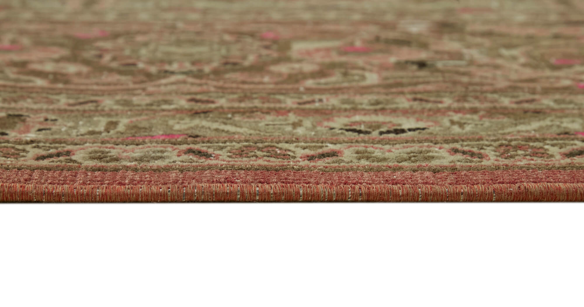 Handmade Oriental Unique 1980s 290 cm x 370 cm Beige Wool Carpet