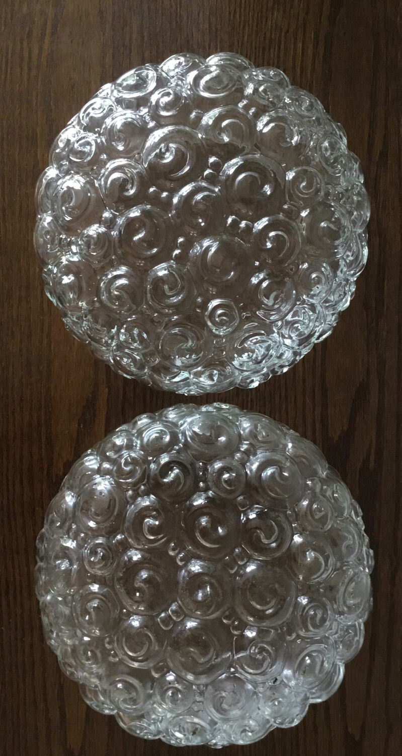 Glass ceiling lights