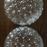 Glass ceiling lights