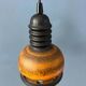 Brown ceramic pendant light Mid-Century, West Germany