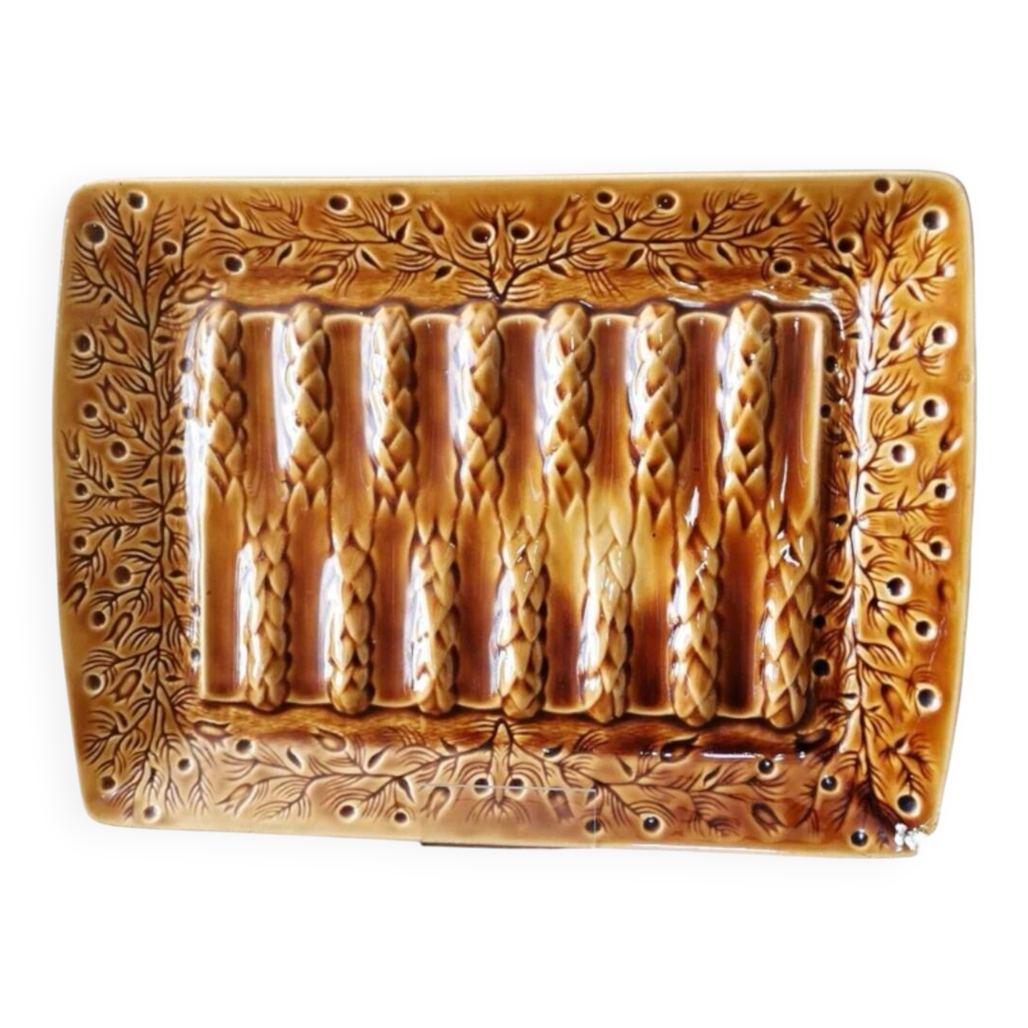 Barbotine, Sarreguemines asparagus dish