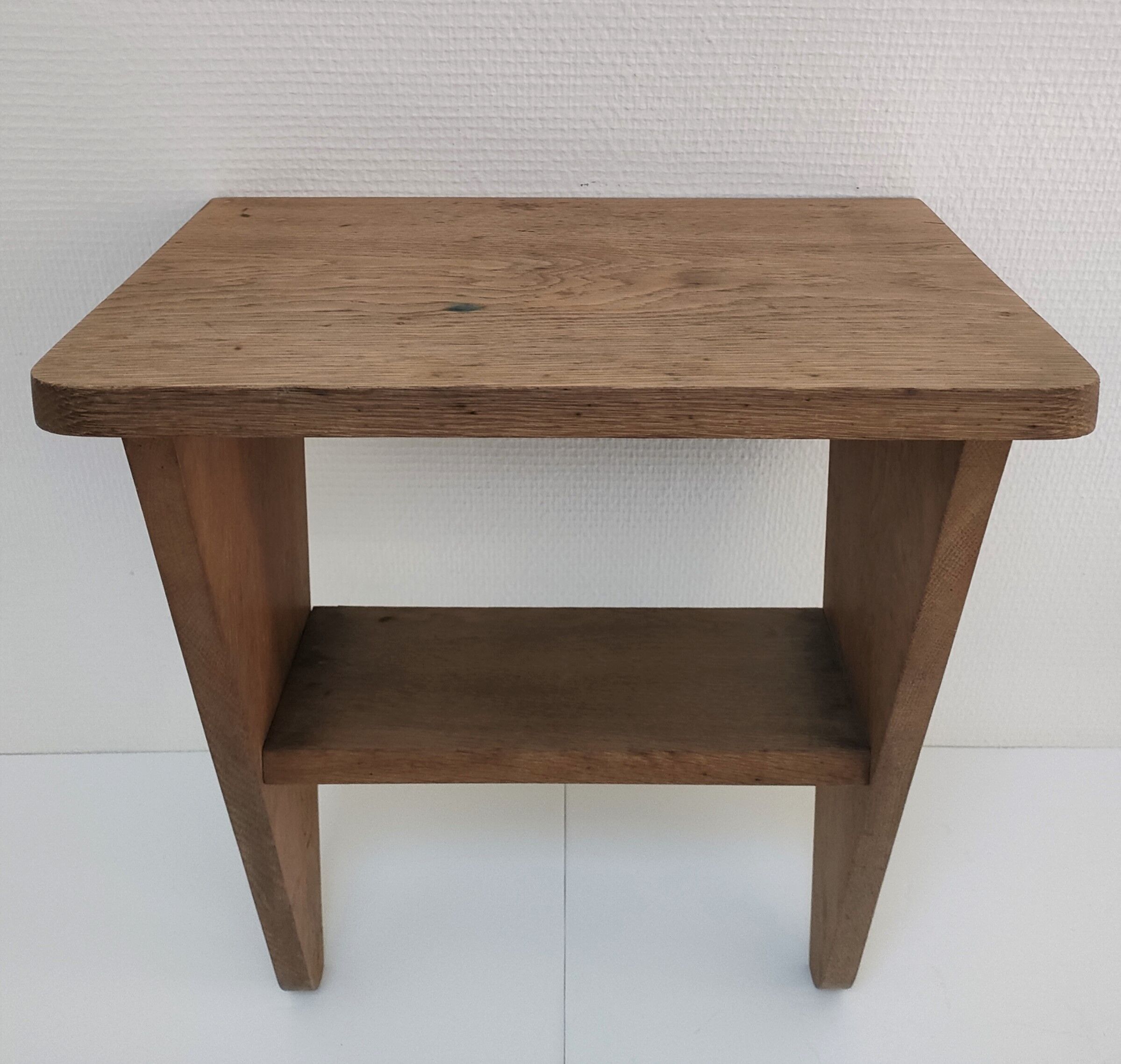 Shelf solid oak patinated years 50-60 years