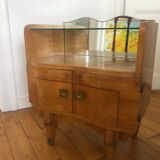 Italian marquetry bedside table